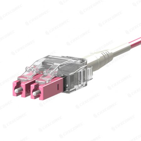 Hızlı Değişim Polaritesi OM4 LC Fiber Yama Kablosu - Kolay Değiştirilebilir polarite Çok Modlu OM4 Fiber Bağlantı Kablosu